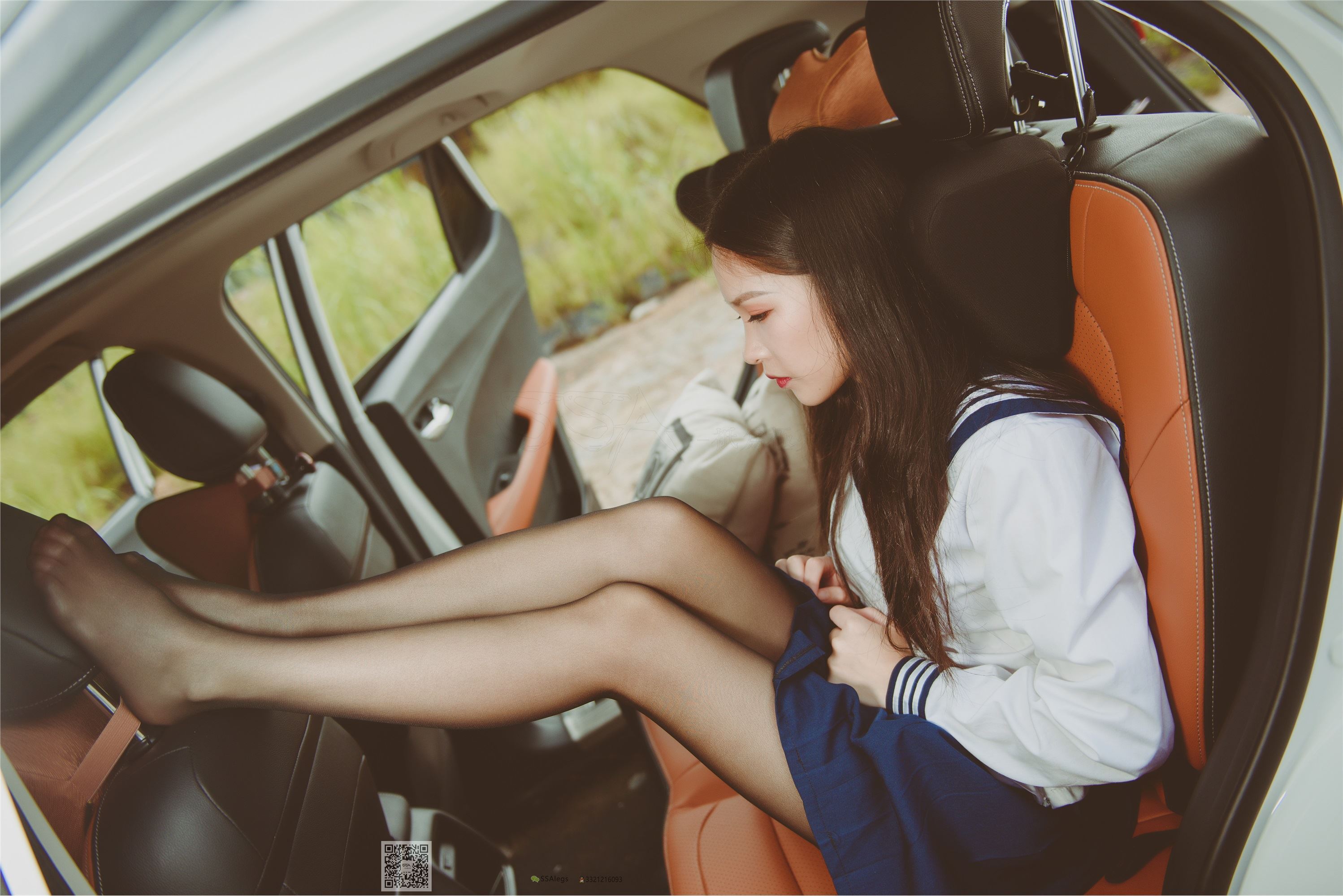 SSA丝社 NO.017 佳佳 小丝妹佳佳练车记